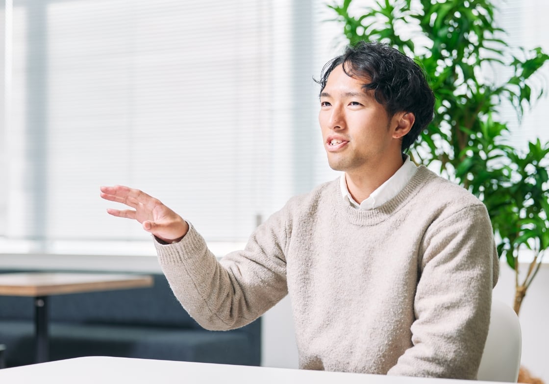 S.T.のインタビュー風景