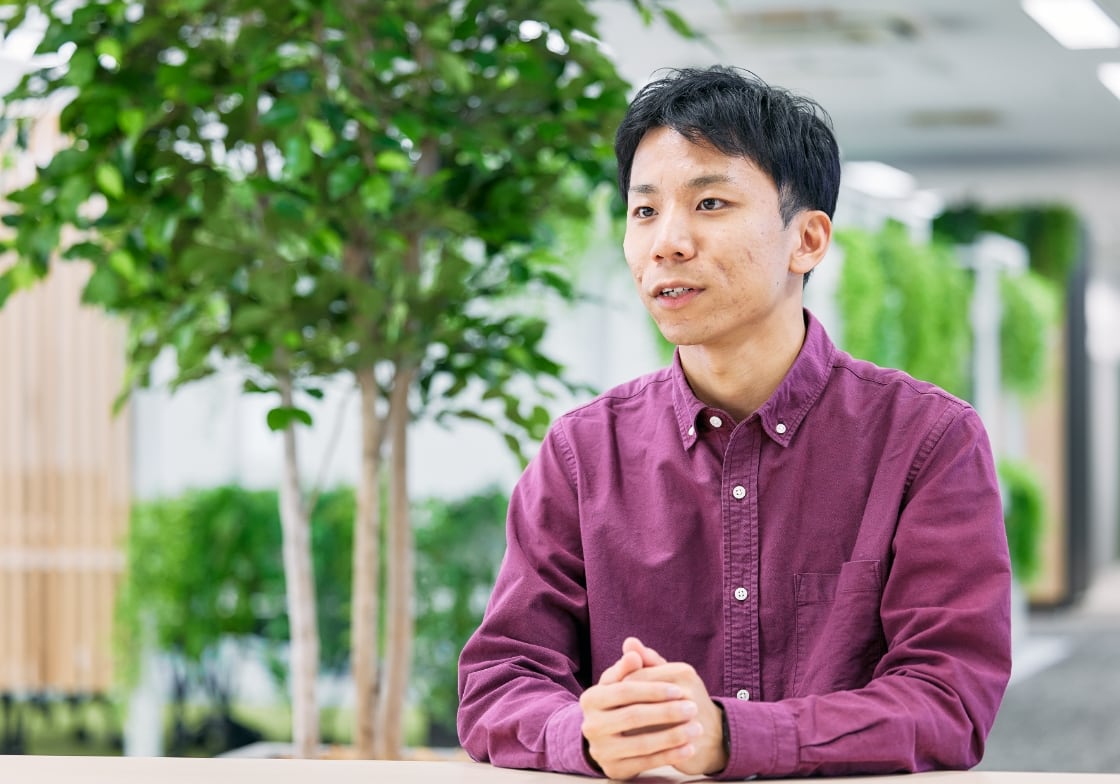 K.T.のインタビュー風景