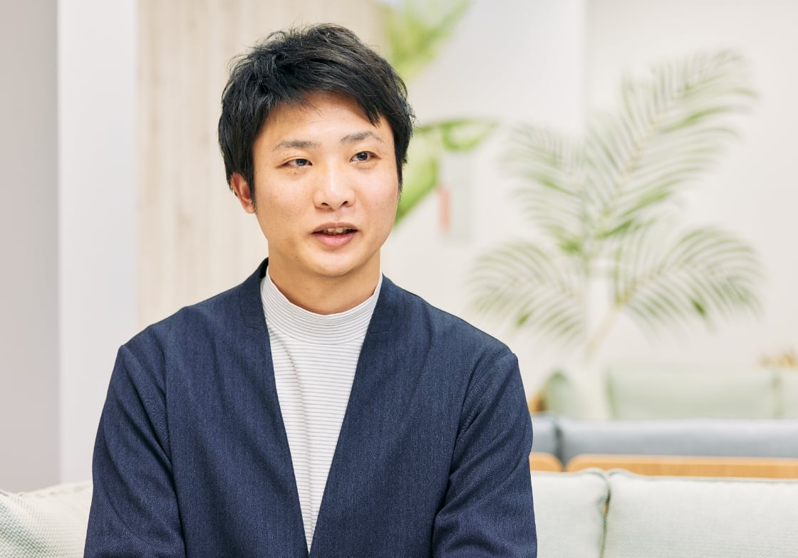 Y.M.のインタビュー風景